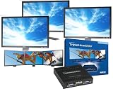 Jumbo Panorama Monitor Bundle with 3, Dell 22-inch Widescreen Flat Panel LCD Monitors Plus Matrox TripleHead2Go Digital Edition with Surround Graphics