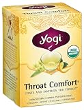 Yogi Tea Throat Comfort, Tea Bags, 16-Count Boxes (Pack of 6)