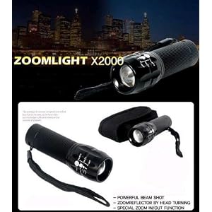 【クリックでお店のこの商品のページへ】LED パワーハンディ ライト 長寿命 CREE社製LED使用 【ZOOM機能搭載】
