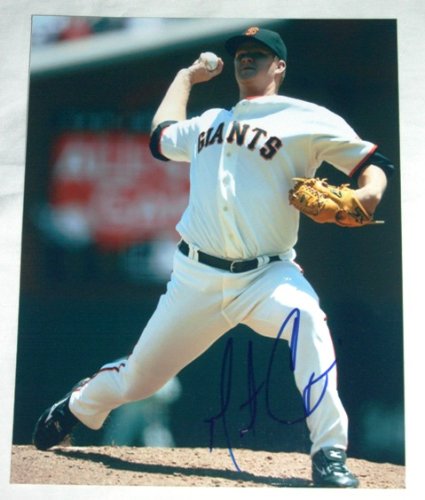 Matt Cain Autographed San Francisco Giants 8x10 Photo W/PROOF, Picture of Matt Signing For Us, World Series Champions