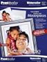 Printworks Portrait Studio Collection Specialty Photo Paper, Watercolor, 8.5 x 11, 14 mil Thickness, 5 Sheets/Pack - 00649