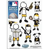 MLB Pittsburgh Pirates Small Family Decal Set