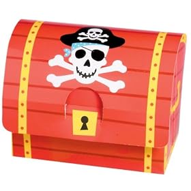 Pirate Party Favour Boxes, pack of 8, fill with Pirate gifts to take home!