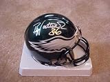 Brian Westbrook Hand Signed Autographed Philadelphia Eagles Riddell Football Mini Helmet