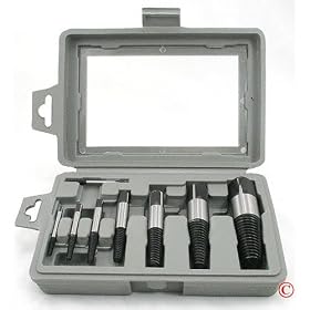 8 piece Easy Out Screw Bolt Extractor Set