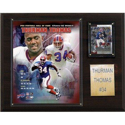NFL Buffalo Bills Thurman Thomas Player Plaque
