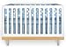 Tag Blue Pattern 4 Piece Baby Boys' Crib Bedding Set From Baby Star