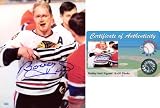 Bobby Hull Signed Blackhawks Blood Action 16x20 Photo