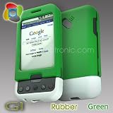 HTC Google G1 Premium 2Tone Rubber Green/White Cover