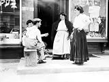 Conversants Outside a Kosher Butcher Shop, Brooklyn, ca. 1910 - 16x20 Photographic Print from the Library of Congress Collection