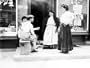 Conversants Outside a Kosher Butcher Shop, Brooklyn, ca. 1910 - 16x20 Photographic Print from the Library of Congress Collection