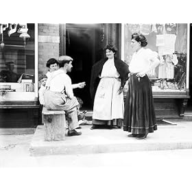 Conversants Outside a Kosher Butcher Shop, Brooklyn, ca. 1910 - 16x20 Photographic Print from the Library of Congress Collection
