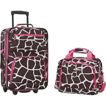 Rockland Luggage Rio 2 Piece Carry On Luggage Set