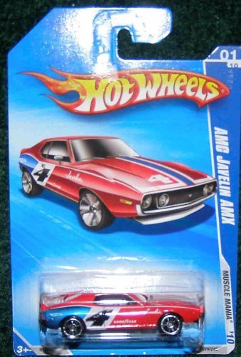 Hot Wheels2010 MUSCLE MANIA 01/10 RED AMC JAVELIN AMX