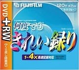 富士フイルム ビデオ用DVD+RWきれい録り VD+RW120F BL 4X