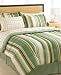 Bayberry Stripe 8 Piece Queen Bedding Ensemble