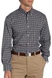 Izod Men's Long Sleeve Saltwater Cotton Sportshirt