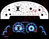 93-97 Ford Probe 2.0L WHITE FACE GLOW GAUGES