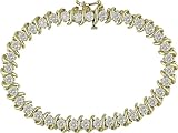 10k Yellow Gold 6ct TDW Diamond Tennis Bracelet (G-H-I, I2-I3)