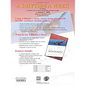 A Rhythm a Week (Based on A Rhythm a Day by Igor Hudadoff): Cello/Bass