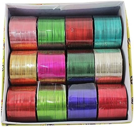 Indian Wedding Bridal Partywear 12 Colored Of Indian Plain Bangles Jewelry Set