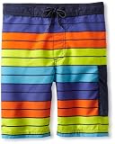 Kitestrings Boys 8-20 Stripe Microfiber Swim Trunk
