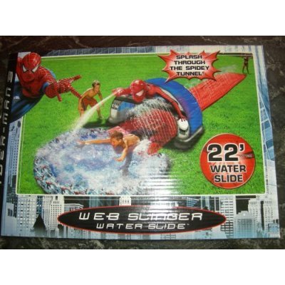Spiderman 3 Web Slinger Water Slide - Huge 22 Ft. Waterslide