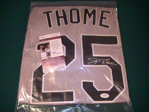 JIM THOME SIGNED AUTOGRAPHED CHICAGO WHITE SOX JERSEY JSA AUTHENTICATED