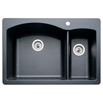 Hot Sale Blanco 511-642 Diamond 1-1/2 Bowl Kitchen Sink, Anthracite Finish