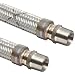 Unisource UF21 Stainless Steel Cryogenic Liquid Cylinder Hose Assembly, Stainless Steel 304 NPT Male Hex x NPT Male Hex Connection