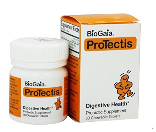 BioGaia Probiotic Chewable Tablets, 60 Count Box (Packaging may vary)