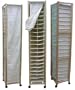 40 PAIR SHOE ROLLER CLOSET ORGANIZER STORAGE CHEST CART