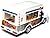 12 pcs in Box: 5" Die Cast Tacos Truck, Pull Back Action (White)