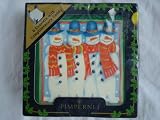 Pimpernel Snow Friends 6 Coasters with Complimentary Caddy