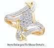 Stunning Yellow Gold Diamond Cluster Ring ** BLOWOUT SALE **