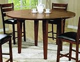 Counter Height Dining Table with Drop Leaves in Cherry Finish