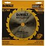 DeWalt DW9155 6-1/2-Inch 18 Tooth ATB Fast Cutting Carbide Saw Blade with 5/8-Inch Arbor