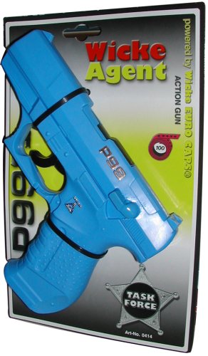 Childrens Toyshop  Toys : "James Bond 007" style Cap firing Pistol Gun - P99 Action Cap Gun PLUS 12 reels (1 roll) of 100 shot caps
