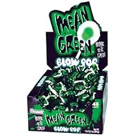 Charms Blow Pops, Mean Green, 48-Count Lollipops (Pack of 3)