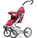 Mutsy 4rl-seattered 4 Rider Light Stroller in Team Red