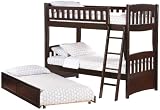 Night & Day Cinnamon Twin Over Twin Bunk Bed Chocolate Finish