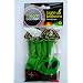 Alien Face LED LIGHT UP Green 9 Inch Illoom Balloons - Pack of 5