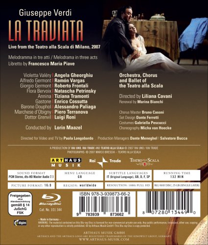 Verdi: La Traviata [Blu-ray] under The Classical Store