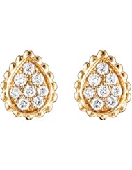 Boucheron Fine Womens Earrings 18K Yellow Gold Serpent Boheme JCO00942