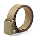 ALAIX Military Style Nylon Big & Tall Belt Cut-to-fit Double No Metal Buckles