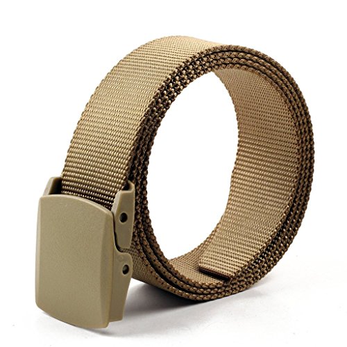 ALAIX Military Style Nylon Big & Tall Belt Cut-to-fit Double No Metal Buckles