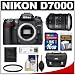 Nikon D7000 Digital SLR Camera Body with 18-200mm VR II Zoom Lens + 16GB Card + Filter + Case + Accessory Kit