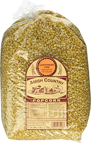 Amish Country Gourmet Popping Corn- Premium Ladyfinger 6 lb