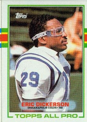 1989 Topps #206 Eric Dickerson - Indianapolis Colts (Football Cards)