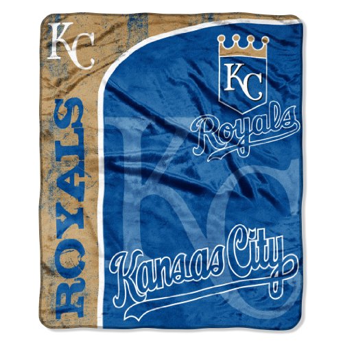 MLB Kansas City Royals 50-Inch-by-60-Inch Micro Plush Raschel Throw 